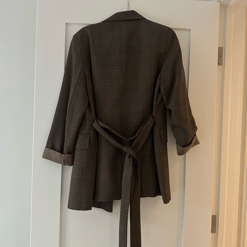 TopShop belted blazer, size 8